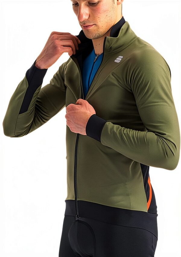 Maillot cyclisme Sportful coupe réfléchissante noir-3