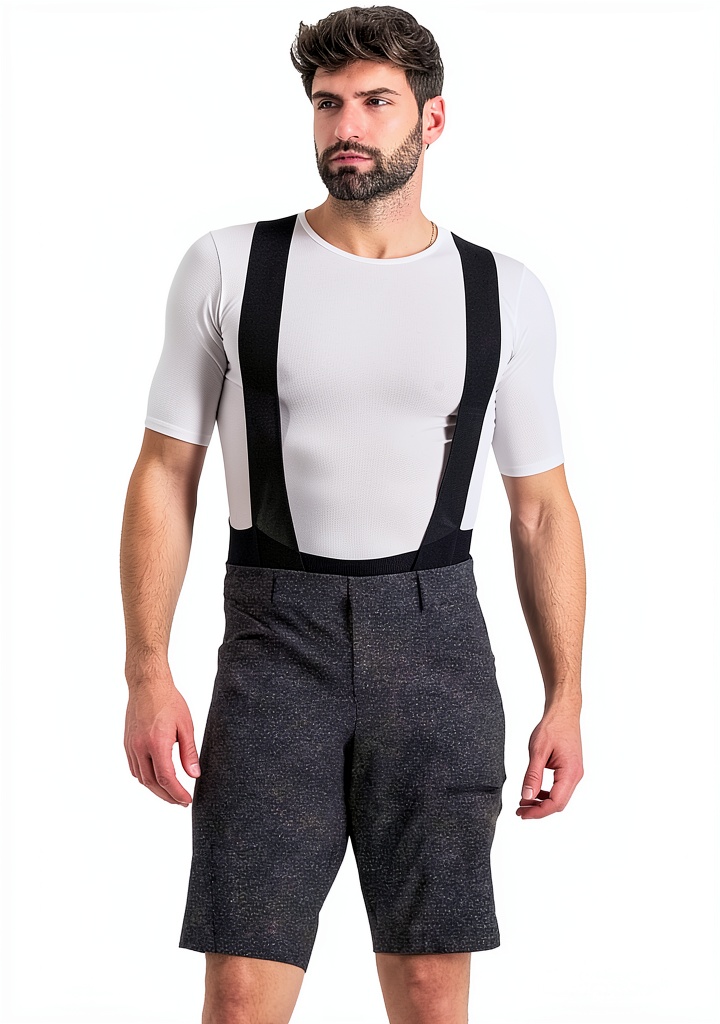 Homme portant le T‑shirt noir Sportful lors d’une séance de sport