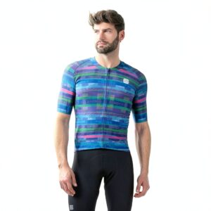 T shirt Sportful Homme Multicolore Bleu Coupe Moderne Taille XL-0