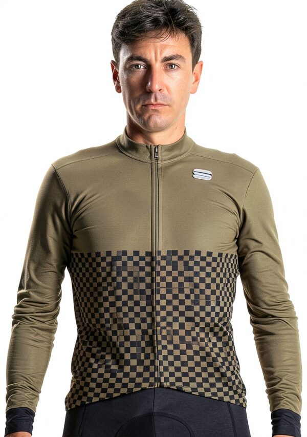 Sportful Veste sport homme polyester brossé vert olive S-3XL-0