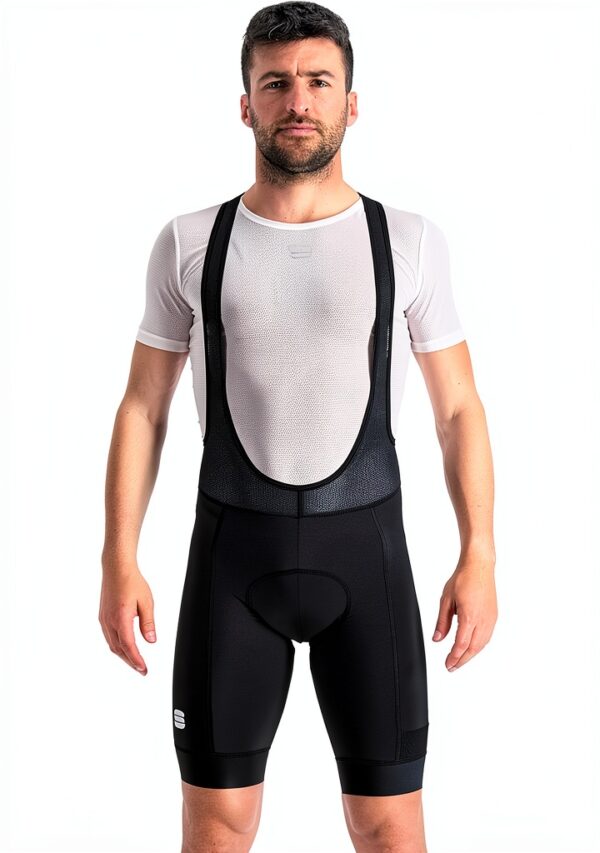 Sportful Cuissard Cyclisme Homme Noir Taille M – Coutures plates,-0