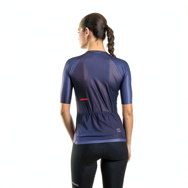 Sportful Maillot Light Pro W Femme Bleu Baie Ombrée XL – Tissu-1