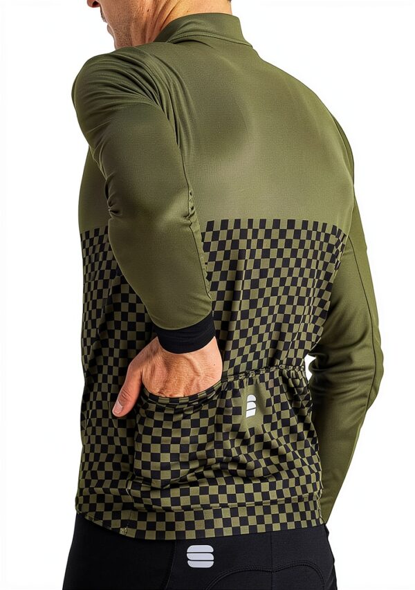 Sportful Veste sport homme polyester brossé vert olive S-3XL-5
