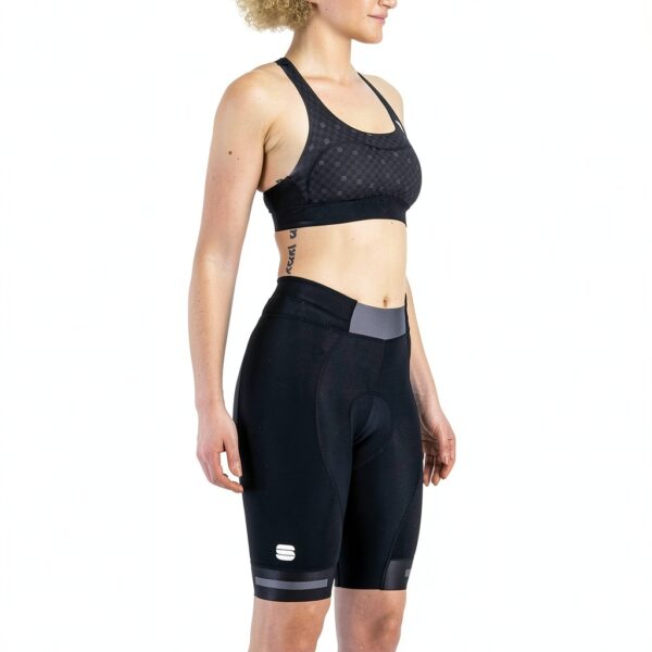 Short Sportful Neo W Femme – Lycra 200g/m², coupe vive, noir-2