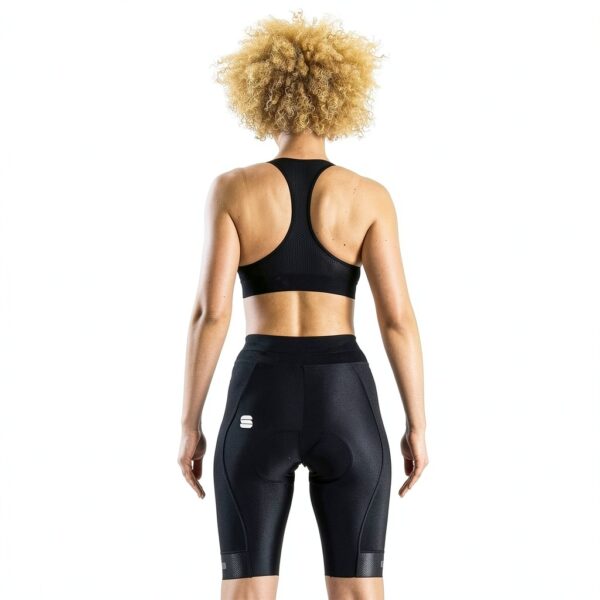 Short Sportful Neo W Femme – Lycra 200g/m², coupe vive, noir-1