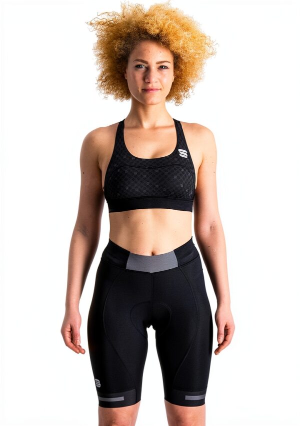 Short Sportful Neo W Femme – Lycra 200g/m², coupe vive, noir-0