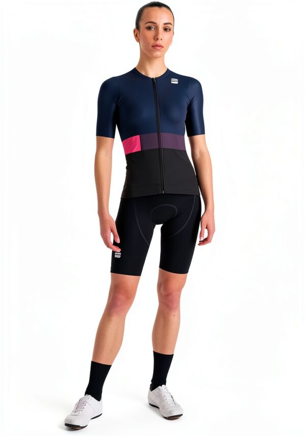 Sportful Snap W JRS Sweatshirt Femme Couleur Huckleberry Red-5