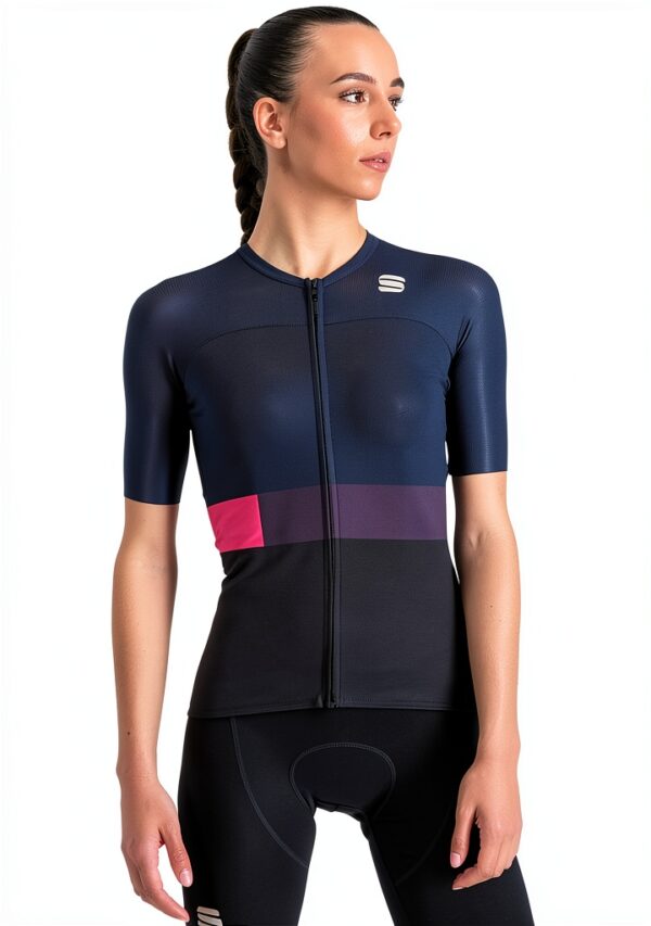 Sportful Snap W JRS Sweatshirt Femme Couleur Huckleberry Red-0