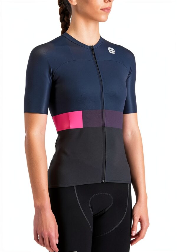 Sportful Snap W JRS Sweatshirt Femme Couleur Huckleberry Red-2