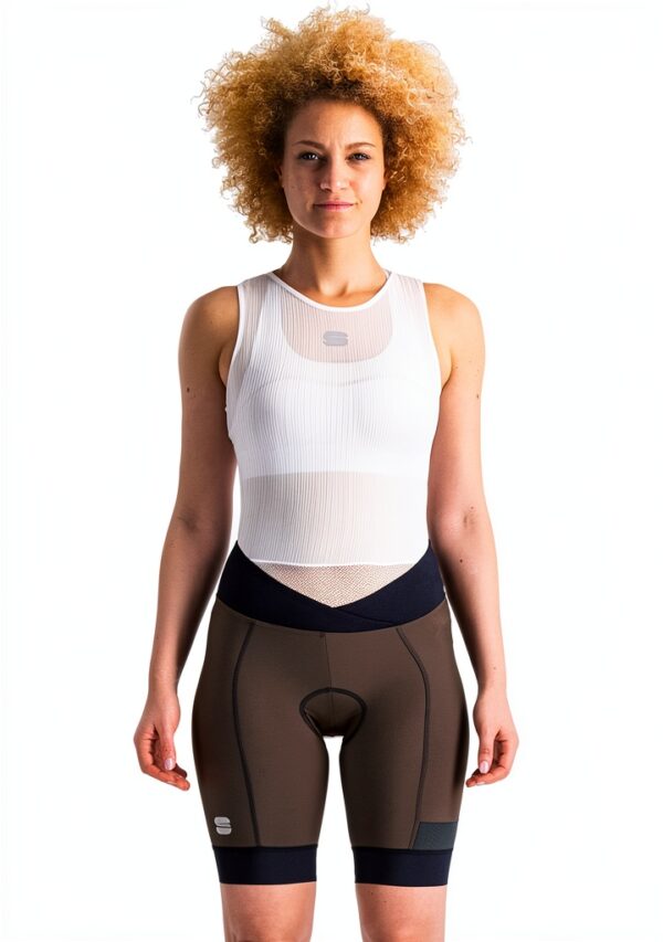 Short de cyclisme femme Sportful Giara W – couleur Cocoa, couture-0