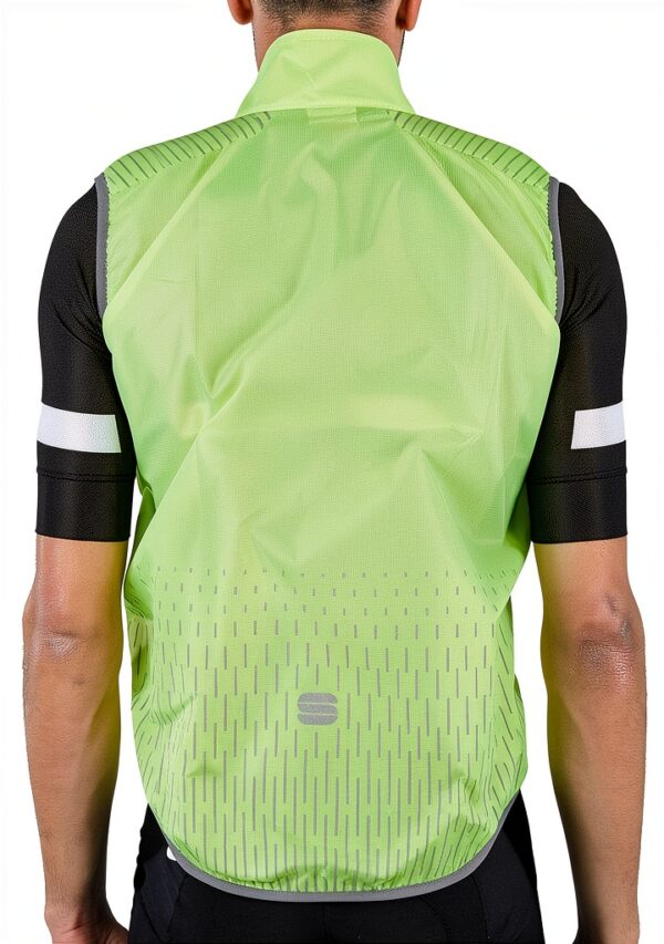 Sportful Reflex Vest Gilet de sport Jaune fluo – réflecteurs, doublé-1