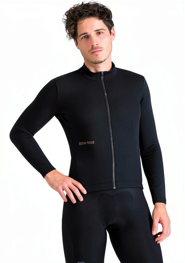 Sportful Classic Thermal Sleeve Jersey Homme Noir XL Maillot cyclisme-0