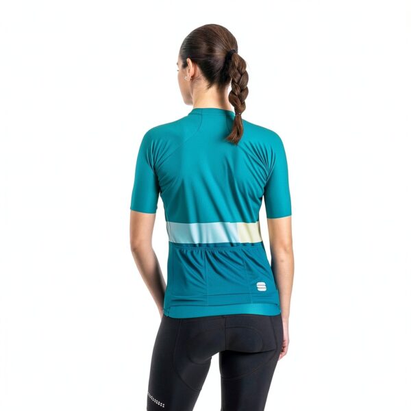 Sweatshirt Femme Sportful Snap W JRS Coupe Moderne Vert Sapin Clair-1